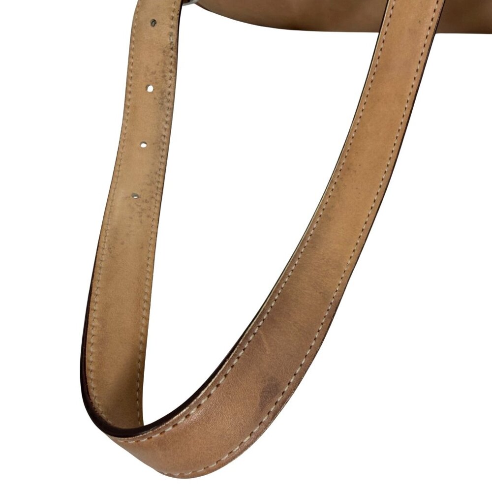 Vintage COACH Classic Signature Logo Vachetta Tan Buckle Backpack Bag 6080 Y2K - Picture 4 of 12